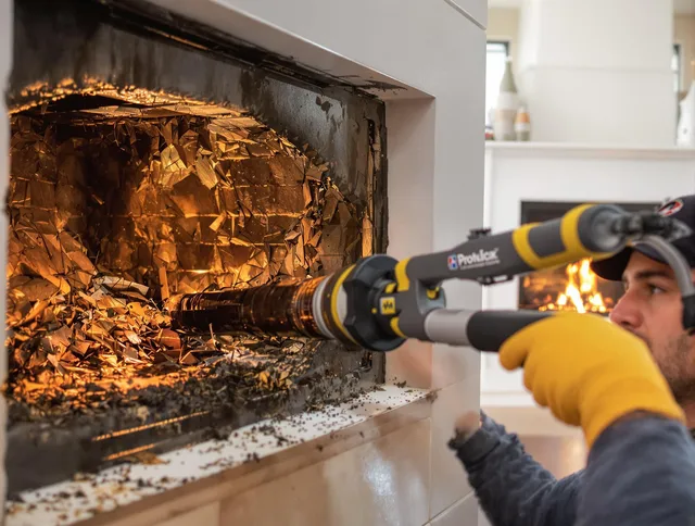Professional chimney cleaning by Wethersfield Chimney Sweep in Wethersfield, CT