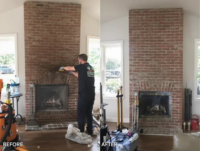 Finished chimney sweeping service by Wethersfield Chimney Sweep in Wethersfield, CT