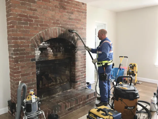 Wethersfield Chimney Sweep expert performing detailed chimney sweep in Wethersfield, CT