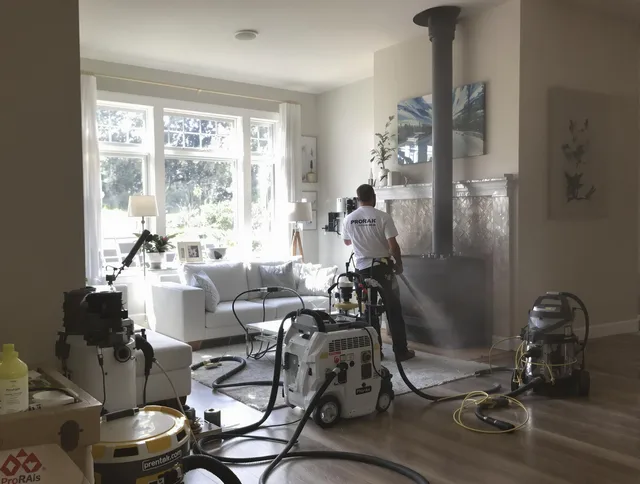 Soot removal service by Wethersfield Chimney Sweep for a fireplace in Wethersfield, CT
